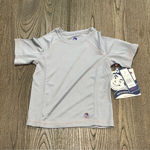 NWT Mr. Swim Jr. Swim Shirt UPF 50 Water Resistant Gray Size 4T
